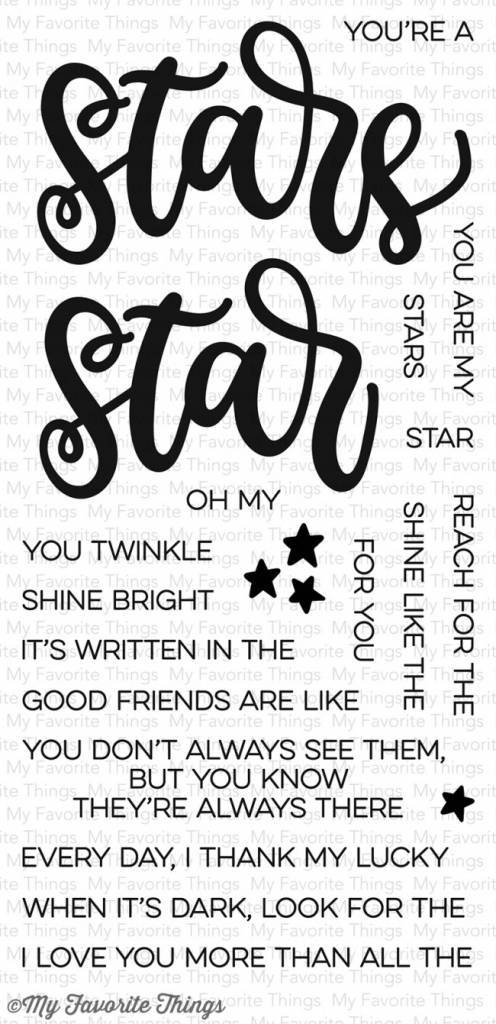 MFT Clear Stamps  - Written in the Stars - SALE %%%