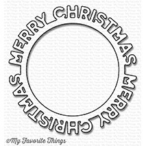 MFT Die-namics Stanzschablone -  Merry Christmas Circle Frame