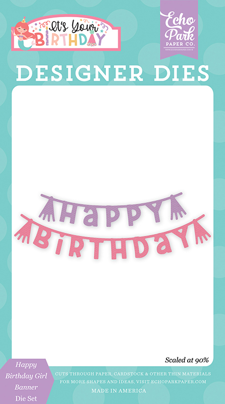 Echo Park Stanzschablone - Happy Birthday Girlande - SALE %%%