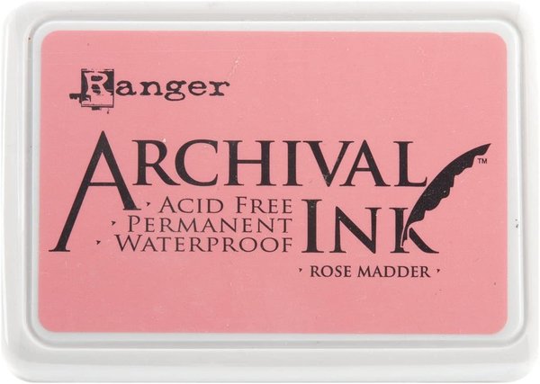 Stempelkissen - Ranger Archival Ink Rose Madder