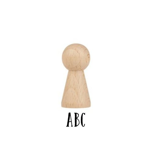 Mini Holzstempel - ABC