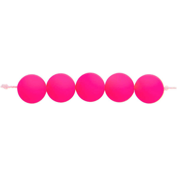Rico - Neonperlen - NEON pink (40 Stück)