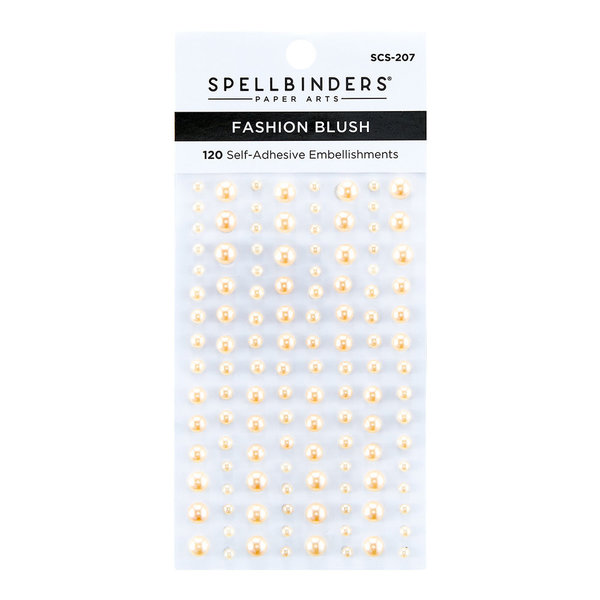 Spellbinders Fashion Blush Color Essentials Pearl Dots - Puderrosa